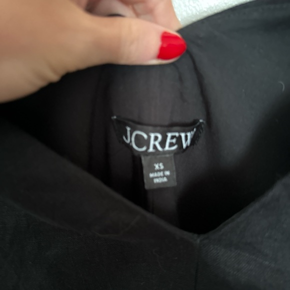 NWOT black jcrew linen dress - Picture 2 of 3